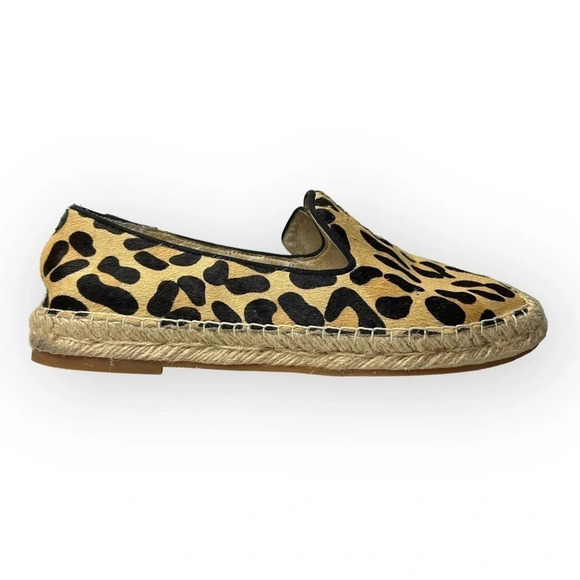 Windsor Smith Brie Ocelot Pony Hair Espadrilles - Picture 1 of 12